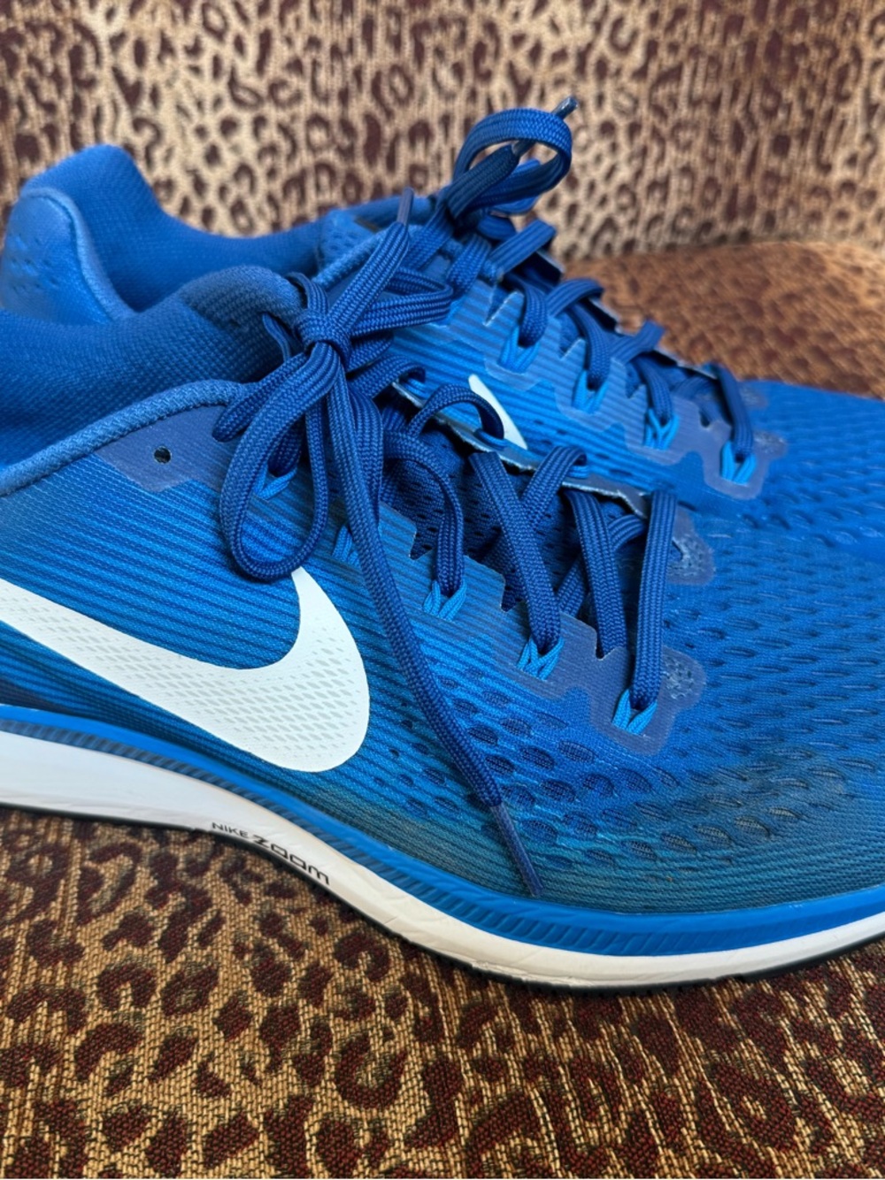 EUC Mens Nike Air Zoom Pegasus 34 Game Royal Blue Sneaker Shoes Size 11.5 - Picture 2 of 8